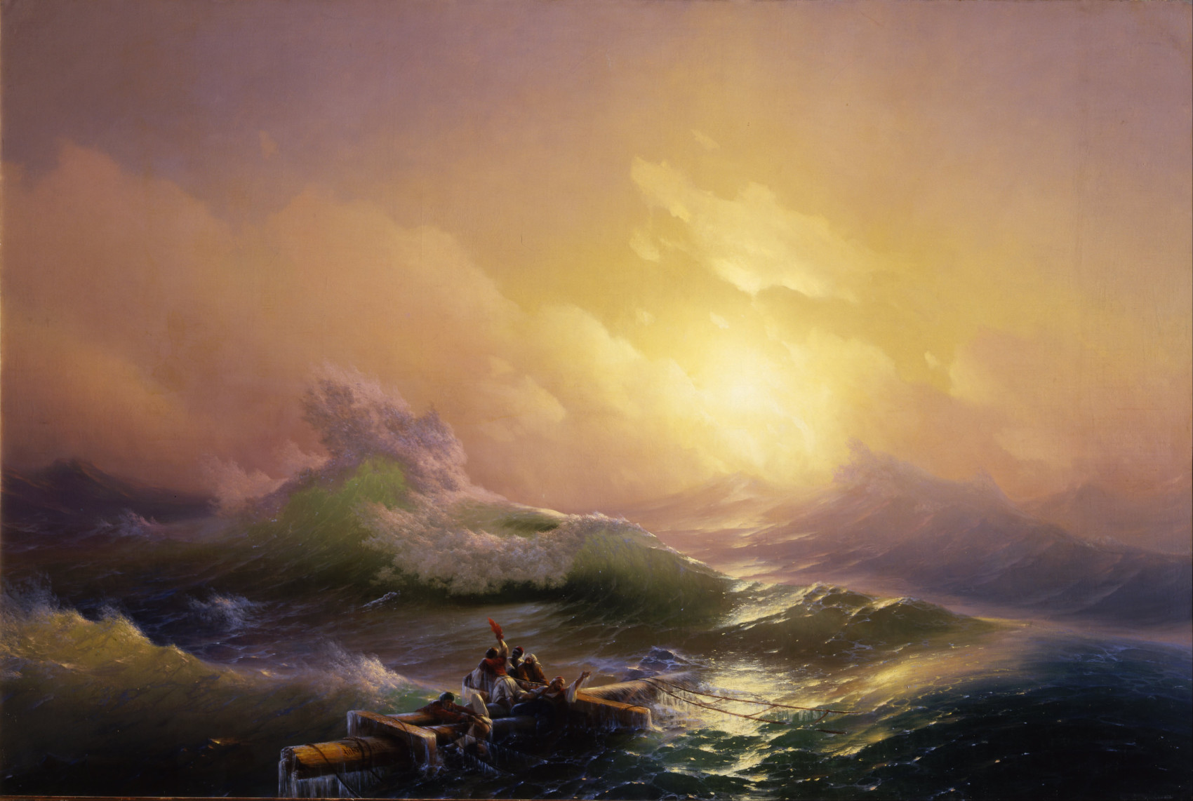 Aivazovsky, I. (1850). The Ninth Wave [Oil-on-canvas]. State Russian Museum, St. Petersburg, RU.